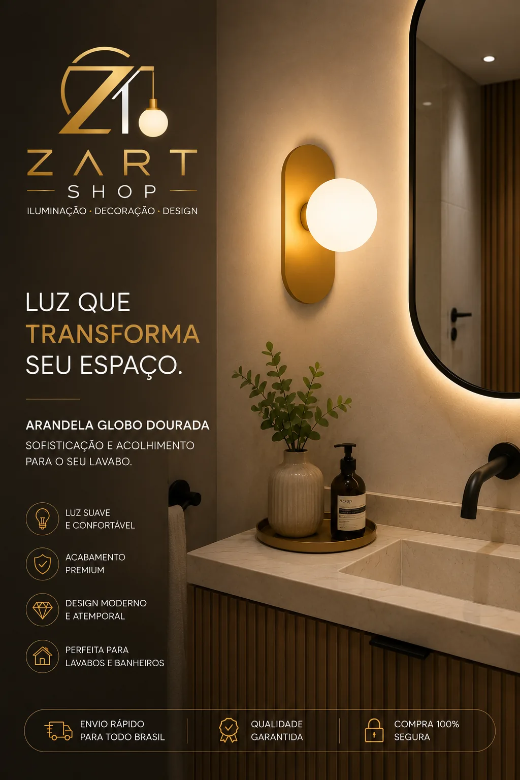 Imagem demonstrativa de produto da Luzziê